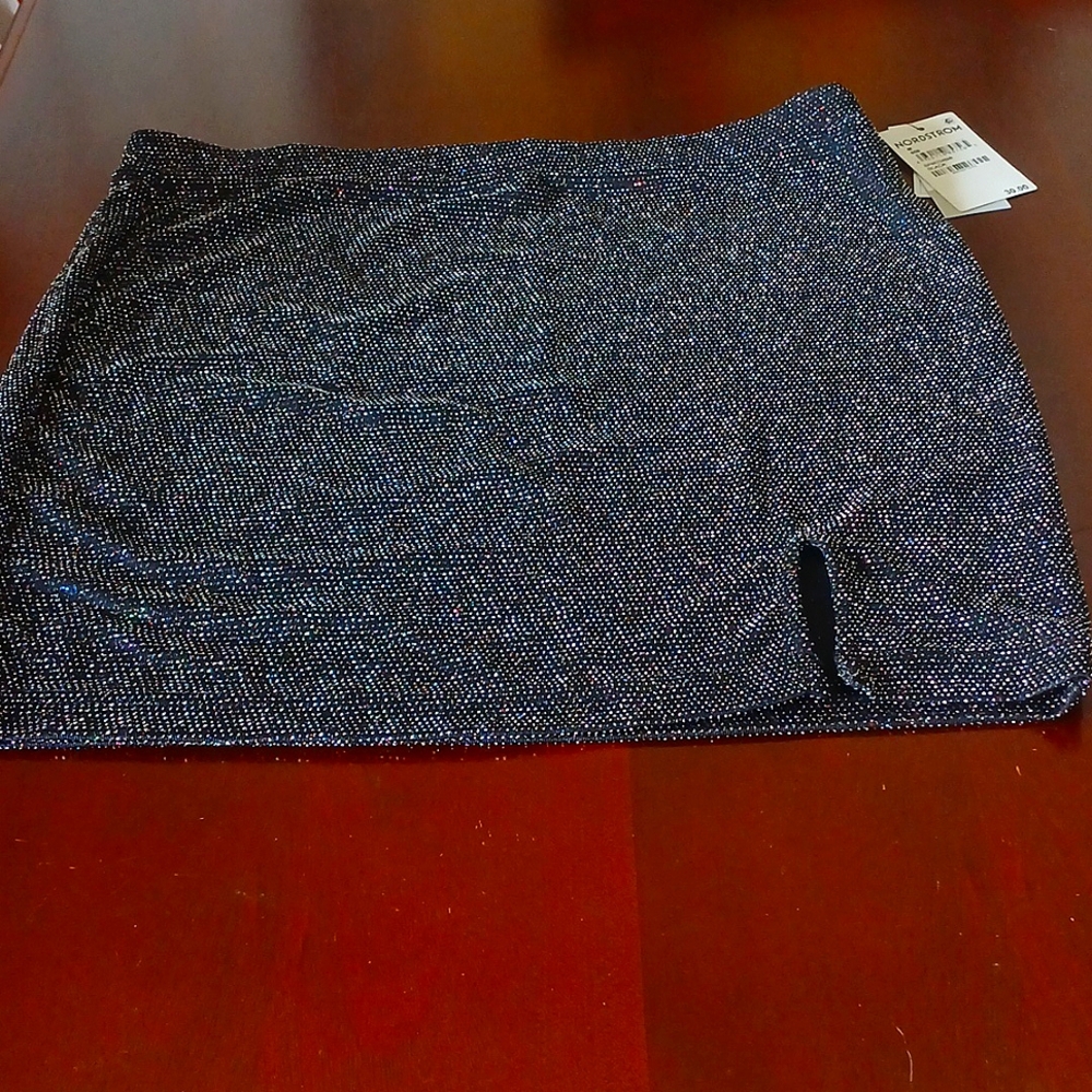 BP Black Sparkle Mini Skirt